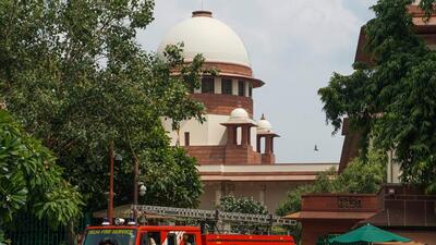 The Supreme Court on Monday commenced its hearing in the Karnataka hijab ban cases. (PTI) The Supreme Court on Monday commenced its hearing in the Karnataka hijab ban cases. (PTI)