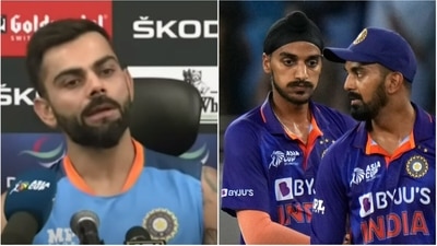 Virat Kohli; Arshdeep Singh (YouTube/AP)