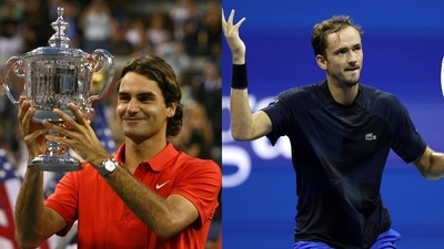 Roger Federer; Daniil Medvedev Roger Federer; Daniil Medvedev