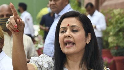 Trinamool MP Mahua Moitra. (PTI file) Trinamool MP Mahua Moitra. (PTI file)