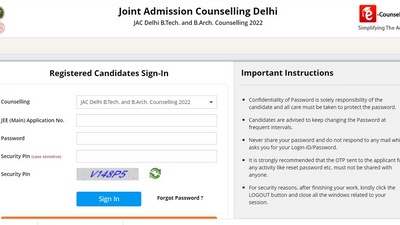 JAC Delhi BTech Admission 2022: Registration begins, apply through JEE Main