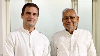 This was Kumar's first meeting with Gandhi since his JD(U) snapped ties with the NDA in Bihar and formed a Mahagathbandhan government with the RJD, Congress, and other parties. This was Kumar's first meeting with Gandhi since his JD(U) snapped ties with the NDA in Bihar and formed a Mahagathbandhan government with the RJD, Congress, and other parties.