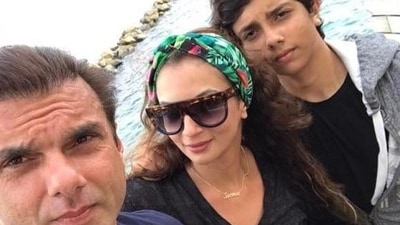 Sohail Khan and Seema have two sons, Nirvan and Yohan. Sohail Khan and Seema have two sons, Nirvan and Yohan.