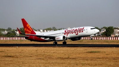 A SpiceJet passenger Boeing 737-800 aircraft. (REUTERS) A SpiceJet passenger Boeing 737-800 aircraft. (REUTERS)