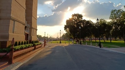 A parking space for 1,117 cars and 40 buses has been constructed by the Central Public Works Department (CPWD) on either side of Rajpath. The officials have also said that there will be free parking for the first couple of months. (ANI) A parking space for 1,117 cars and 40 buses has been constructed by the Central Public Works Department (CPWD) on either side of Rajpath. The officials have also said that there will be free parking for the first couple of months. (ANI)