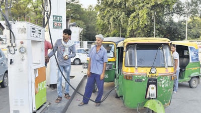The suggestion for subsidy put forth by the union, said Rao, can be implemented on 2.32 lakhs autorickshaws, 20,000 taxis and 2,100 BEST buses in Mumbai city (Sanjeev Verma/HT PHOTO) The suggestion for subsidy put forth by the union, said Rao, can be implemented on 2.32 lakhs autorickshaws, 20,000 taxis and 2,100 BEST buses in Mumbai city (Sanjeev Verma/HT PHOTO)