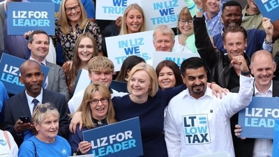 Liz Truss was widely expected to become the third female British Prime Minister, (Source: Twitter)
