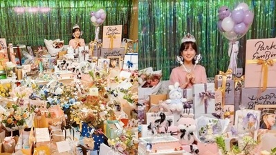 Park Eun Bin celebrated 30th birthday. Park Eun Bin celebrated 30th birthday. 