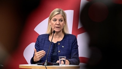 Sweden's Prime Minister Magdalena Andersson - Social Democrat, who won the top job in November 2021 - is the first to hold the position. (REUTERS)