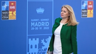 Zuzana Čaputová is the first woman to hold the presidency, as well as the youngest president in the history of Slovakia, elected at the age of 45. (AFP) Zuzana Čaputová is the first woman to hold the presidency, as well as the youngest president in the history of Slovakia, elected at the age of 45. (AFP)