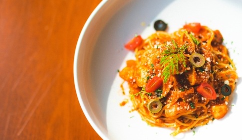 Roasted tomato pasta (Unsplash) Roasted tomato pasta (Unsplash)