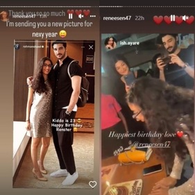 Rohman also took to Instagram Stories and shared a photo with Renee.