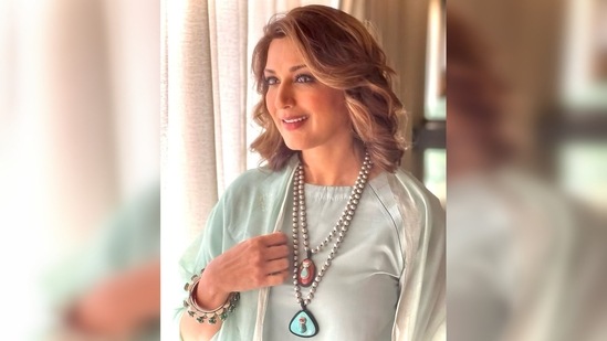 Sharing a string of images on her Instagram handle, Sonali Bendre captioned her post, "Never not comfy!!!."(Instagram/@sonalibendre)