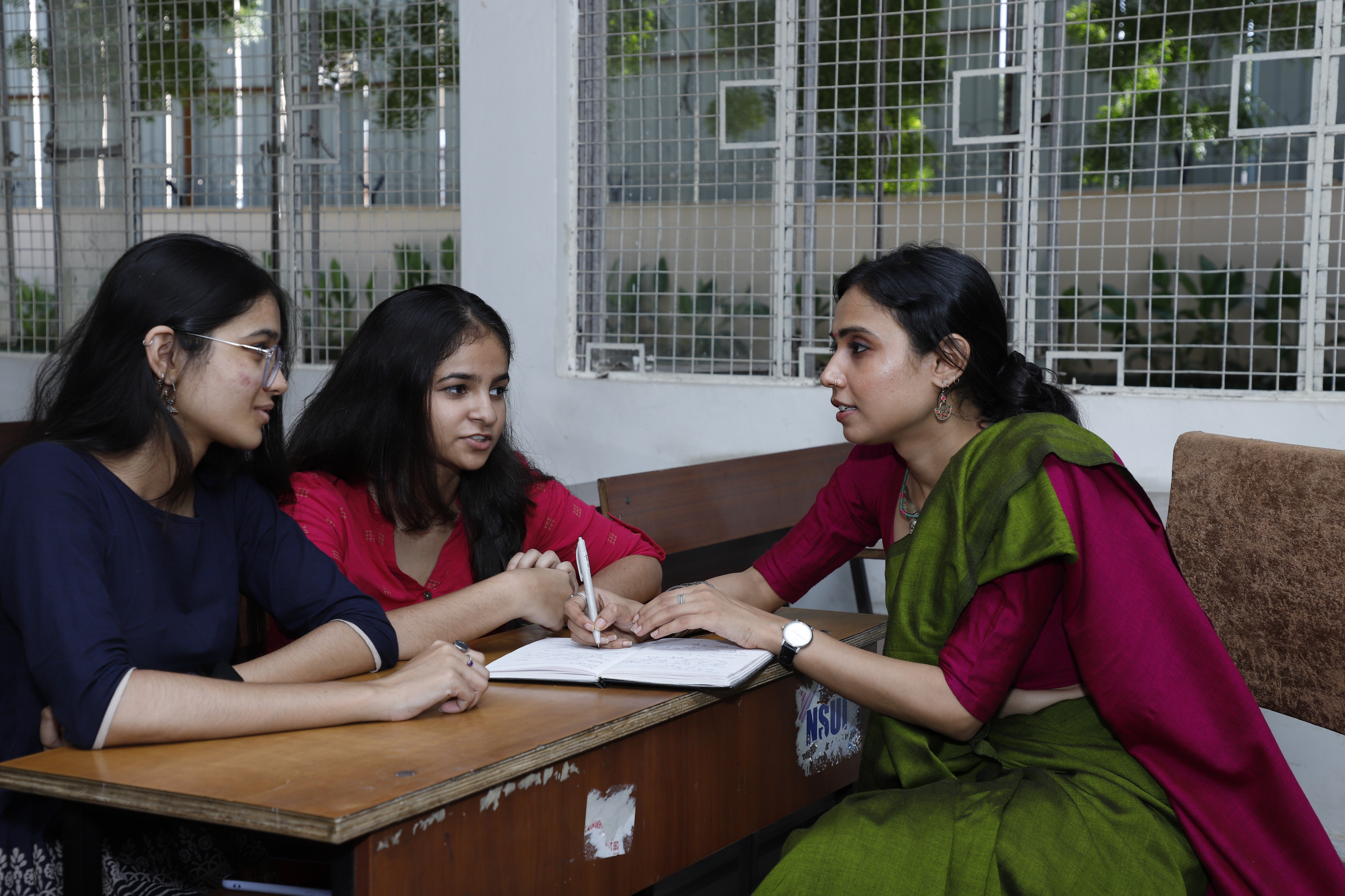 Students of professor Sanchita Khurana feel she’s a source of inspiration and confidence, Sushmita Sen’s character in Main Hoon Na. Students of professor Sanchita Khurana feel she’s a source of inspiration and confidence, Sushmita Sen’s character in Main Hoon Na.