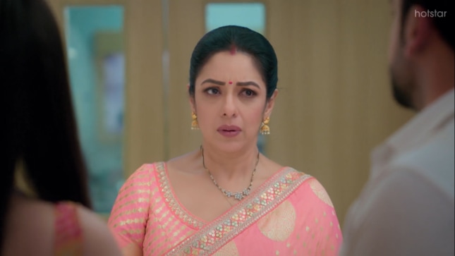Rupali Ganguly in a still image from her show Anupamaa. Rupali Ganguly in a still image from her show Anupamaa.