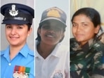 (L-R) Squadron Leader Varlin Pawar, Squadron Leader Sumedha Chopra, Lt. Commander Seema Verma and Greeshma Mannari. (L-R) Squadron Leader Varlin Pawar, Squadron Leader Sumedha Chopra, Lt. Commander Seema Verma and Greeshma Mannari.