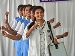 Interested female candidates can apply for the selection test at the official website peb.mp.gov.in(PTI file) Interested female candidates can apply for the selection test at the official website peb.mp.gov.in(PTI file)