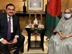 Indian industrialist Gautam Adani called on Bangladesh PM Sheikh Hasina in New Delhi. Indian industrialist Gautam Adani called on Bangladesh PM Sheikh Hasina in New Delhi.