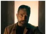 A still of Kamal Haasan from Bigg Boss Tamil Season 6's promo. A still of Kamal Haasan from Bigg Boss Tamil Season 6's promo.