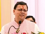 Uttarakhand chief minister Pushkar Singh Dhami&nbsp;(HT_PRINT)