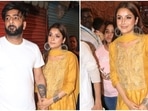 Shehnaaz Gill visits the Lalbaugcha Raja Pandal with her brother, looks pretty in yellow silk suit (HT Photo/Varinder Chawla) Shehnaaz Gill visits the Lalbaugcha Raja Pandal with her brother, looks pretty in yellow silk suit (HT Photo/Varinder Chawla)