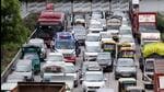 Vehicles stuck in a traffic jam at Sarai Kale Khan, in New Delhi. (ANI Photo) (Ayush Sharma) Vehicles stuck in a traffic jam at Sarai Kale Khan, in New Delhi. (ANI Photo) (Ayush Sharma)