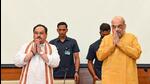 Union home minister Amit Shah with BJP national president JP Nadda during a meeting of senior party leaders for the 2024 Lok Sabha elections, at BJP Headquarters in New Delhi, Tuesday, September 6, 2022. (PTI Photo) Union home minister Amit Shah with BJP national president JP Nadda during a meeting of senior party leaders for the 2024 Lok Sabha elections, at BJP Headquarters in New Delhi, Tuesday, September 6, 2022. (PTI Photo)