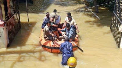 "I am leaving for Mandya soon after the Teachers' day function to assess the situation. BWSSB Chairman, engineers, and secretary of the urban development department are already sent to the unit," Mr Bommai told news agency ANI. (ANI) "I am leaving for Mandya soon after the Teachers' day function to assess the situation. BWSSB Chairman, engineers, and secretary of the urban development department are already sent to the unit," Mr Bommai told news agency ANI. (ANI)