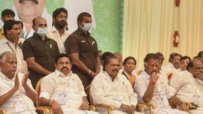 OPS’s son OP Ravindranath lauded a scheme launched by the ruling establishment. (File image (PTI)) OPS’s son OP Ravindranath lauded a scheme launched by the ruling establishment. (File image (PTI))