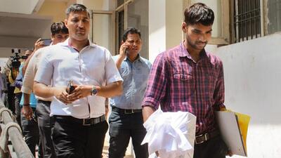 A Goa Police team at the Gurugram district court in connection with the investigation into the death of BJP leader Sonali Phogat in Gurugram on Monday (PTI File) A Goa Police team at the Gurugram district court in connection with the investigation into the death of BJP leader Sonali Phogat in Gurugram on Monday (PTI File)