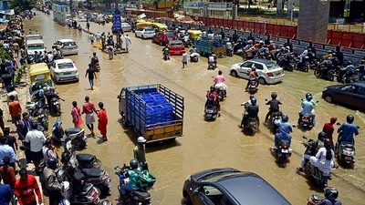 Bommai said that a central team will arrive in Bengaluru on Tuesday night, to study the rains and flood situation in the state. A memorandum will be submitted and after that, the government will hold a meeting with the team members. (ANI) Bommai said that a central team will arrive in Bengaluru on Tuesday night, to study the rains and flood situation in the state. A memorandum will be submitted and after that, the government will hold a meeting with the team members. (ANI)