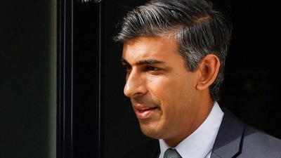 Rishi Sunak Loses UK PM Race: Former British Chancellor Rishi Sunak leaves his home in London. (Reuters)