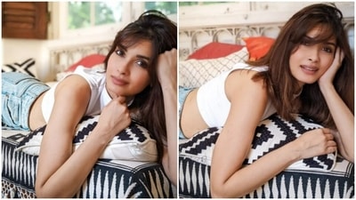 Diana Penty makes weekday brighter with classic white and denim combo (Instagram/@dianapenty)