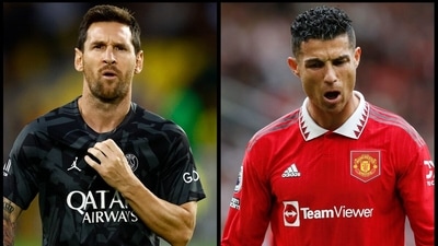 Lionel Messi will hope to break Cristiano Ronaldo's 'unbreakable' record in the UEFA Champions League this season (REUTERS)