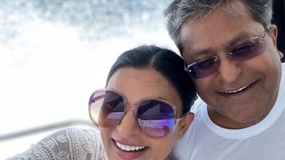 Lalit Modi announced his relationship with Sushmita Sen in July. (Twitter) Lalit Modi announced his relationship with Sushmita Sen in July. (Twitter)
