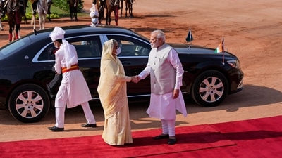 Bangladesh PM Shiekh Hasina's visit to India is crucial and will further strengthen the multifaceted relationship between India and Bangladesh. (AP)