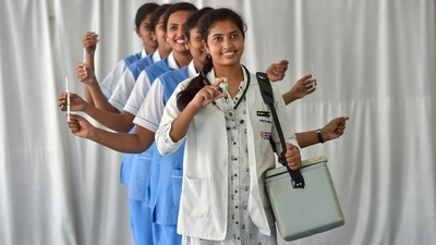 Interested female candidates can apply for the selection test at the official website peb.mp.gov.in (PTI file) Interested female candidates can apply for the selection test at the official website peb.mp.gov.in (PTI file)