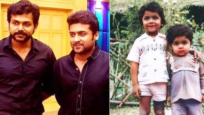 Karthi shares a childhood photo with brother Suriya.