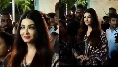 Aishwarya Rai Bachchan at Ponniyin Selvan trailer launch in Chennai. Aishwarya Rai Bachchan at Ponniyin Selvan trailer launch in Chennai.