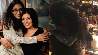 Sushmita Sen celebrate daughter Renee Sen's 23rd birthday in Mumbai.