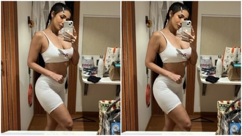 Screenshot of the selfie Malaika Arora posted on Instagram. (Instagram) Screenshot of the selfie Malaika Arora posted on Instagram. (Instagram)