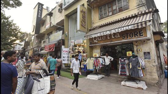 Quetta Store in Sarojini Nagar in New Delhi. (Sanjeev Verma/HT Photo)