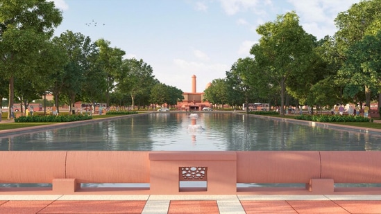 "The entire road and area from the Netaji statue at India Gate to the Rashtrapati Bhavan will be known as Kartavyapath," sources said.(Ministry of housing and urban affairs)