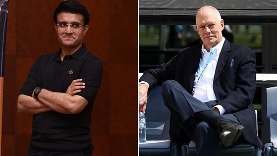 Sourav Ganguly fixed his tweet featuring Greg Chappell(Getty Images)