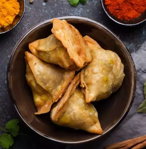 Mushroom samosa Mushroom samosa