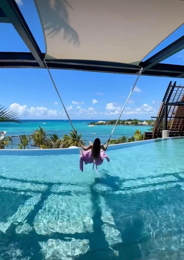 The swing on the terrace infinit pool is the most Instagrammed part of Mauritius’s newest resort The swing on the terrace infinit pool is the most Instagrammed part of Mauritius’s newest resort