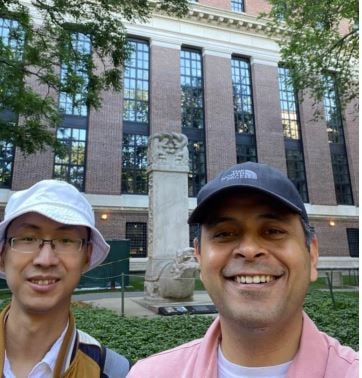 Pratik Mathur at the Harvard College campus.(Pratik Mathur)