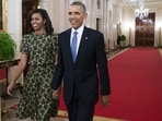 Barack Obama And Michelle Obama In White House: First lady Michelle Obama, and President Barack Obama. Barack Obama And Michelle Obama In White House: First lady Michelle Obama, and President Barack Obama. 