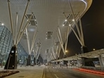 The Kempegowda International Airport saw delays and diversions in some flights early on Monday morning. The Kempegowda International Airport saw delays and diversions in some flights early on Monday morning.