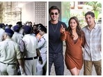 Bajrang Dal activists were changed with cane as they stopped Ranbir Kapoor and Alia Bhatt for entering the Mahakal temple at Ujjain on Tuesday. Bajrang Dal activists were changed with cane as they stopped Ranbir Kapoor and Alia Bhatt for entering the Mahakal temple at Ujjain on Tuesday.